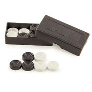 Шашки 13x7x3 диаметр шашки 30 мм (12 белых, 12 черных) no name 2546