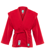 Куртка для самбо JS-302, красная, р.6/190 Green Hill УТ-00009374