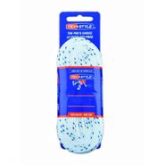 Шнурки для коньков Texstyle Double Blue Line, XL2000-WH-305, полиэстер, 305см, белый 305см
