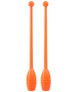 Булавы для художественной гимнастики AC-01, 45 см, оранжевый Amely УТ-00018266