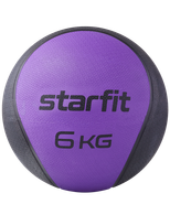 Медбол высокой плотности GB-702, 6 кг, фиолетовый Starfit УТ-00018939