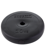 Диск пластиковый BB-203 10 кг, d=26 мм, черный BASEFIT УТ-00019756