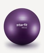 Фитбол GB-108 антивзрыв, 1000 гр, фиолетовый, 65 см Starfit УТ-00020575