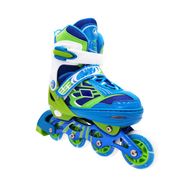 Раздвижные роликовые коньки Avs-Blue (XS (27-30)) Alpha Caprice Avis Blue/Green