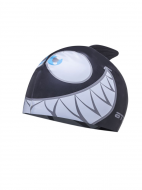 Шапочка для плавания Атеми, силикон (дет.), рыбка-, черн., FC202 ATEMI 00000098105