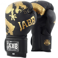 Перчатки бокс.(иск.кожа) Jabb JE-4070/Asia Gold Dragon черный 10ун. 358942