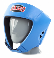 Шлем боксерский натуральная кожа Jabb JE-2004 синий размер L