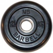 Обрезиненный диск Barbell 1,25 кг 26 мм MB-PltB26-1,25
