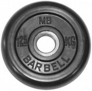 Обрезиненный диск Barbell 1,25 кг 30 мм MB-PltB31-1,25