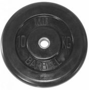 Обрезиненный диск Barbell 10 кг 50 мм MB-PltB51-10