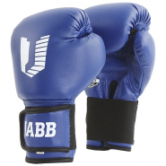 Перчатки боксерские (иск.кожа) Jabb JE-2021A синий 6 унций 358855