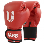 Перчатки боксерские (иск.кожа) Jabb JE-2021A красный 6 унций 358853