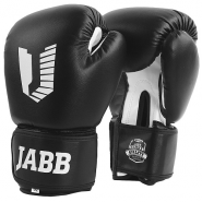 Перчатки боксёрские (иск.кожа) Jabb JE-4068/Basic Star черный 10 унций 358867