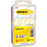 Парафин (мазь скольжения)  PRO СН1 (+12 -1 °C) 60 гр. желтая SPRINT Мазь скольжения (парафин) SPRINT PRO СН1 (+12 -1 °C) 60 гр. желтая