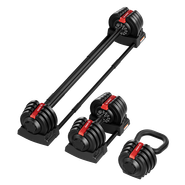 Набор регулируемый штанга+гантель+гиря HYFIT 18 кг HYFIT HYFIT ШГГ 18 кг