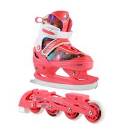 Раздвижные роликовые коньки (со сменными лезвиями) Cosmic Star Pink (L (37-40)) Alpha Caprice Cosmic Star Pink