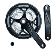 Система ZEPHYR, шатун 175мм матовый чёр. звёзды 48-36-26T ал. PROWHEEL ZTB20765