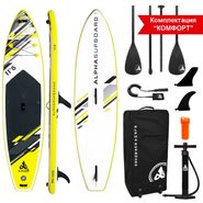 Сапборд WX-1100 YELLOW COMFORT (AQUATIC YELLOW 11,6WD) - AQUATIC 11,6 WIND MAX YELLOW COMFORT