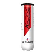 Мяч теннисный Tecnifibre X-One ATP 3B, 60XONE363, уп.3шт, одобр. ITF, войлок, нат.резина,желтый