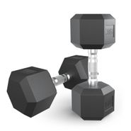 Гантель гексагональная UNIX Fit обрезиненная 15 кг, 2 шт. UNIX Fit™ DBHEX15x2