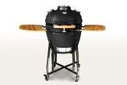 Керамический гриль-барбекю с окошком 22 дюйма (черный) (57см) Start Grill SKL22B