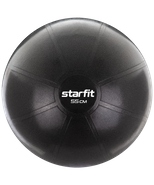 Фитбол высокой плотности STARFIT Pro GB-107 антивзрыв, 1100 гр, черный, 55 см Starfit УТ-00018977