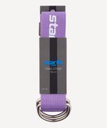 Ремень для йоги YB-100 183 см, хлопок, фиолетовый пастель Starfit УТ-00019278