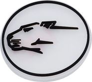 CHA064 Защитная наклейка на раму. Диаметр 20мм. Силикон. 6шт. JAGWIRE NJG50496