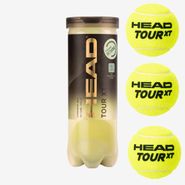 Мяч для большого тенниса HEAD Tour XT 3B,570823, упаковка 3 мяча, ITF HEAD 570823