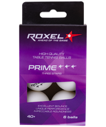 Мячи для настольного тенниса Roxel 3* Prime белый 6 шт. УТ-00015364