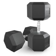 Гантель гексагональная UNIX Fit обрезиненная 47,5 кг, 2 шт. UNIX Fit™ DBHEX47_5x2