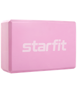 Блок для йоги YB-200 EVA, розовый пастель Starfit УТ-00018924