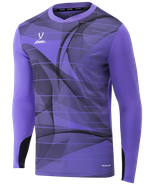 Свитер вратарский DIVISION PerFormDRY GK Pattern LS, сиреневый/темно-серый/белый YM Jögel УТ-00018800