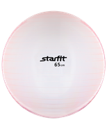 Мяч гимнастический Star Fit GB-105 прозрачный розовый 65 см (антивзрыв) УТ-00009049