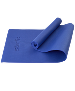 Коврик для йоги и фитнеса FM-101, PVC, 183x61x0,8 см, темно-синий Starfit ЦБ-00001561