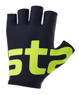 Перчатки для фитнеса WG-102, черный/ярко-зеленый S Starfit УТ-00020810