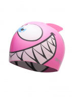 Шапочка для плавания Атеми, силикон (дет.), рыбка-, розовая, FC204 ATEMI 00000098107