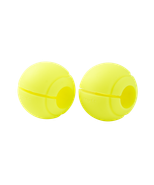 БЕЗ УПАКОВКИ Расширители хвата STARFIT BB-111, d=25 мм, сферические, ярко-зеленый, 2 шт STARFIT ЦБ-00001091