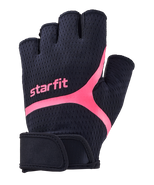 Перчатки для фитнеса WG-103, черный/малиновый M Starfit УТ-00020811