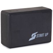 Блок для йоги Start Up EG01 р 22х15,2х7,6 см чёрный