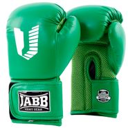 Перчатки бокс.(иск.кожа) Jabb JE-4056/Eu Air 56 зеленый 10ун. Jabb 358892