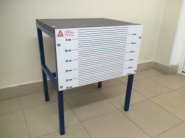 Скамья для измерения гибкости 500х400х335мм мобильная 10276