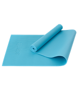 Коврик для йоги и фитнеса FM-101, PVC, 183x61x0,6 см, синий пастель Starfit ЦБ-00001688