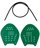 Лопатки для плавания Target, зеленый, M LongSail УТ-00015623