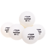 Мяч для настольного тенниса Master ABS 1*, белый, 6 шт. Stiga УТ-00013778