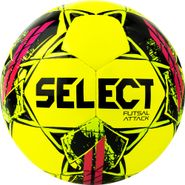 Мяч футзал. SELECT Futsal Attack V22, 1073460559, р.4, 32п, ПУ, руч.сш, желто-зелено-розовый 4 SELECT 1073460559