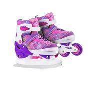 Раздвижные коньки CK-SK1107 Violet LED (со сменными колесами) (S (29-32)) Sport Collection CK-SK1107