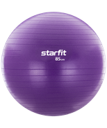 Фитбол GB-106, 85 см, 1500 гр, с ручным насосом, фиолетовый, антивзрыв Starfit УТ-00016547