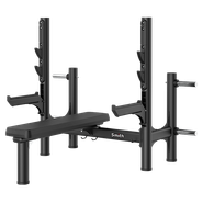 Олимпийская горизонтальная скамья для жима (со страховочными опорами) Smith RE6004 SMITH RE6004