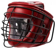 Шлем с металлической маской Рэй Спорт ТИТАН-2 для АРБ иск.кожа Ш44 р.M 